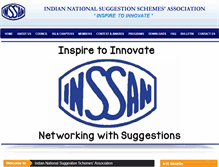 Tablet Screenshot of inssanindia.com